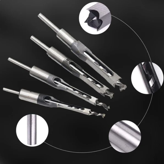 High-Precision Woodworking Mortise Drill Bits