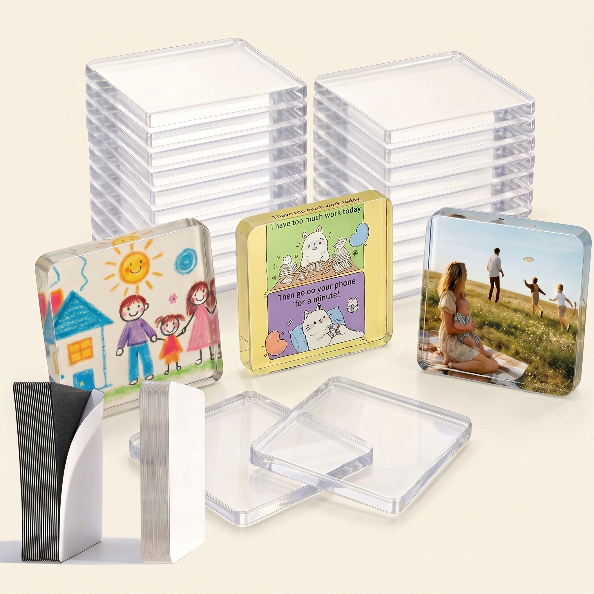 Easy DIY Photo Magnets