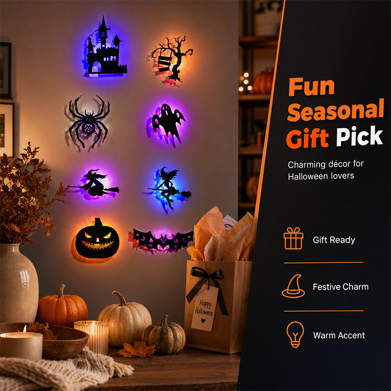 🎃Halloween Glow in Dark Wall Stickers--Easy Peel and Stick