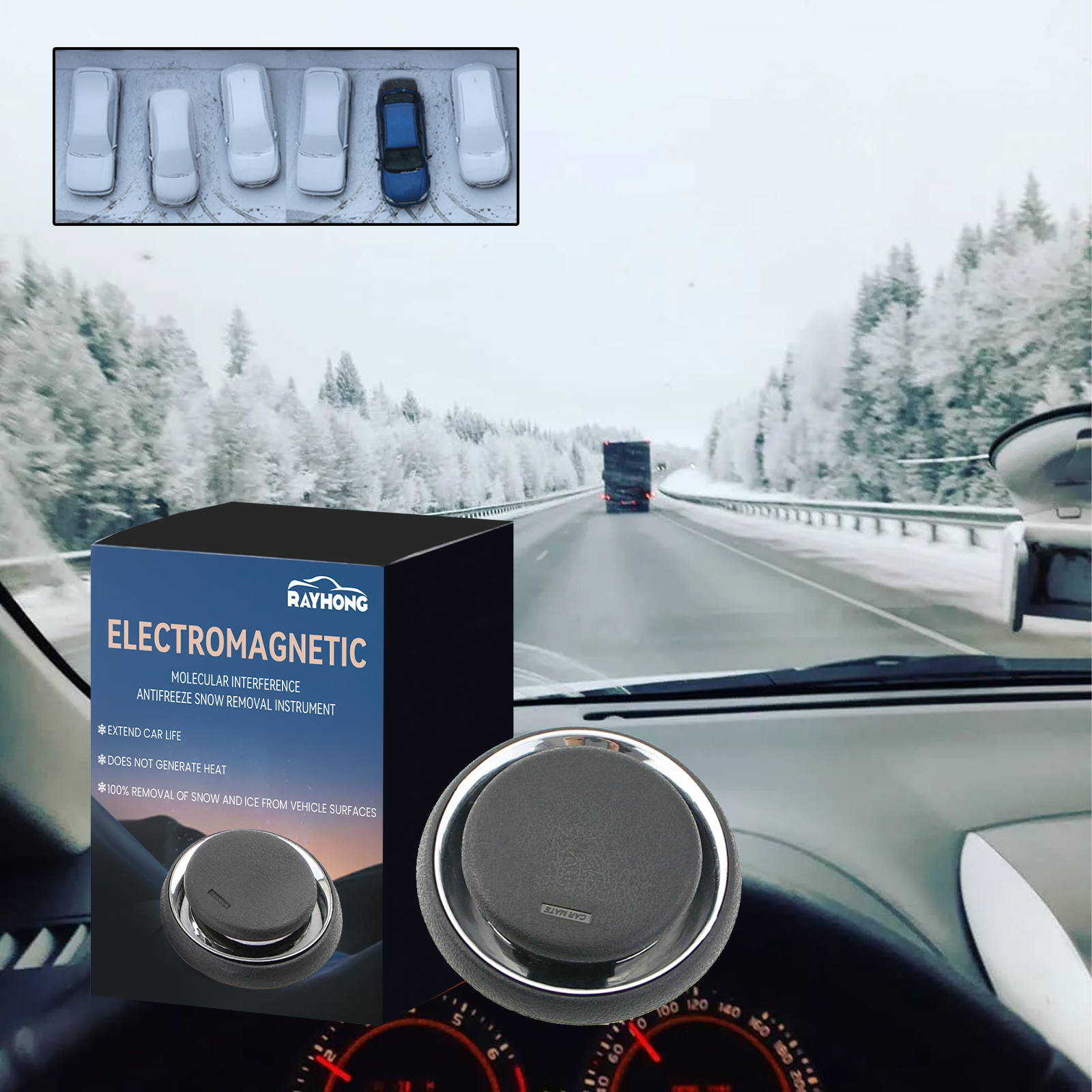 Portable Snow Removal Tool – Convenient Winter Snow Clearing Equipment for Driveways, Walkways & Cars
