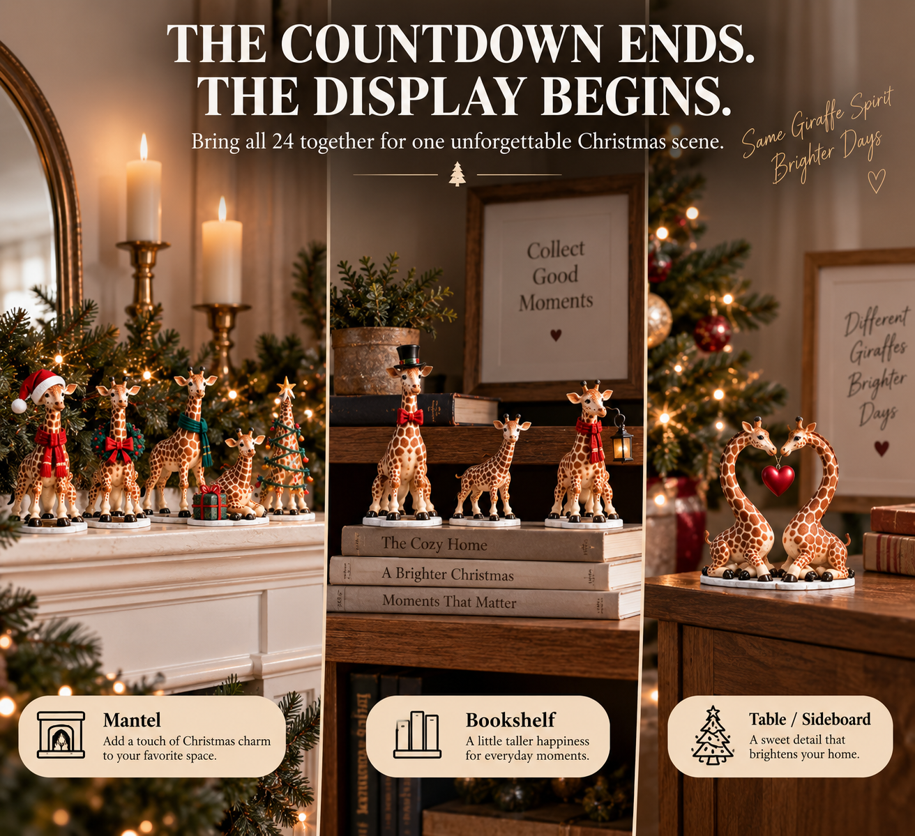 Giraffe Christmas display ideas