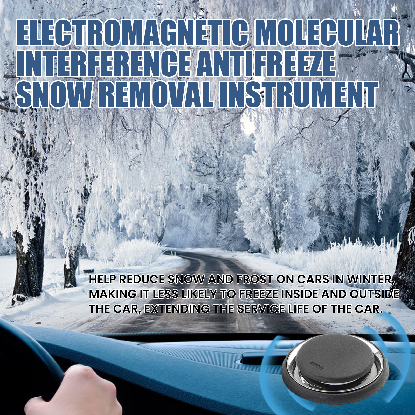 Portable Snow Removal Tool – Convenient Winter Snow Clearing Equipment for Driveways, Walkways & Cars