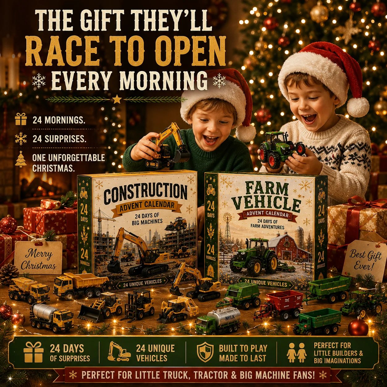 Christmas vehicle advent calendar gift