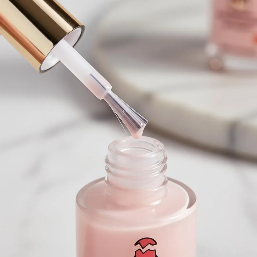 📢📢Buy One Get One Free!! ⏰💖✨Natural Pink Glossy Mirror Nail Strengthener