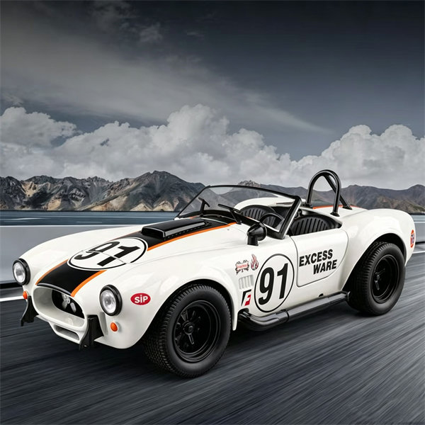 1965 Shelby Cobra 427 S/C #91 Vintage Race Car Model