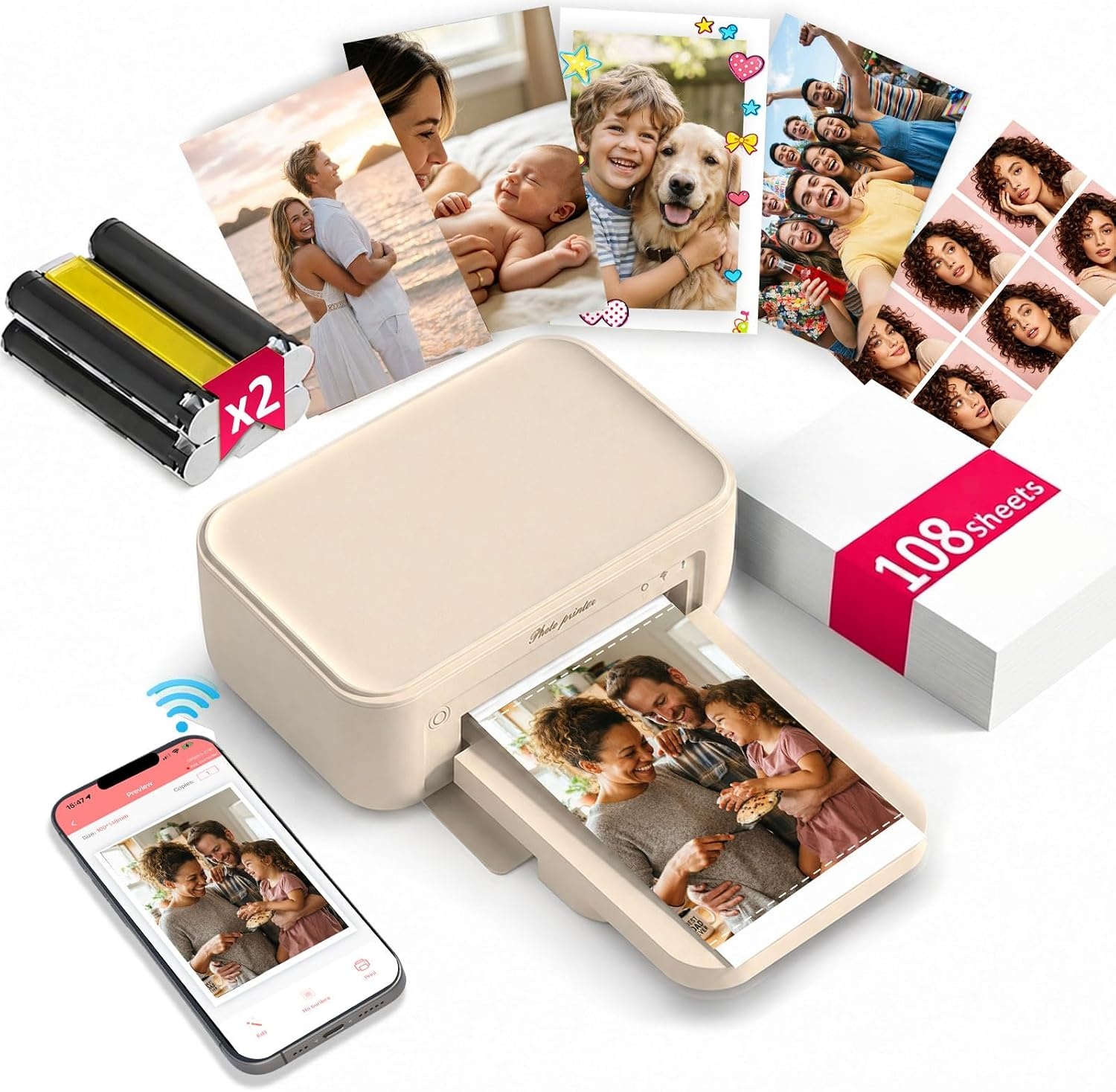 💝Letzter Tag für den Abverkauf✨ Tragbare Fotodrucker