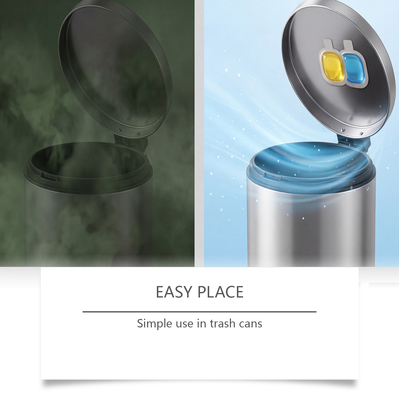JAKEHOE Garbage Odor Eliminator – Freshness Spray for Trash Cans & Bins