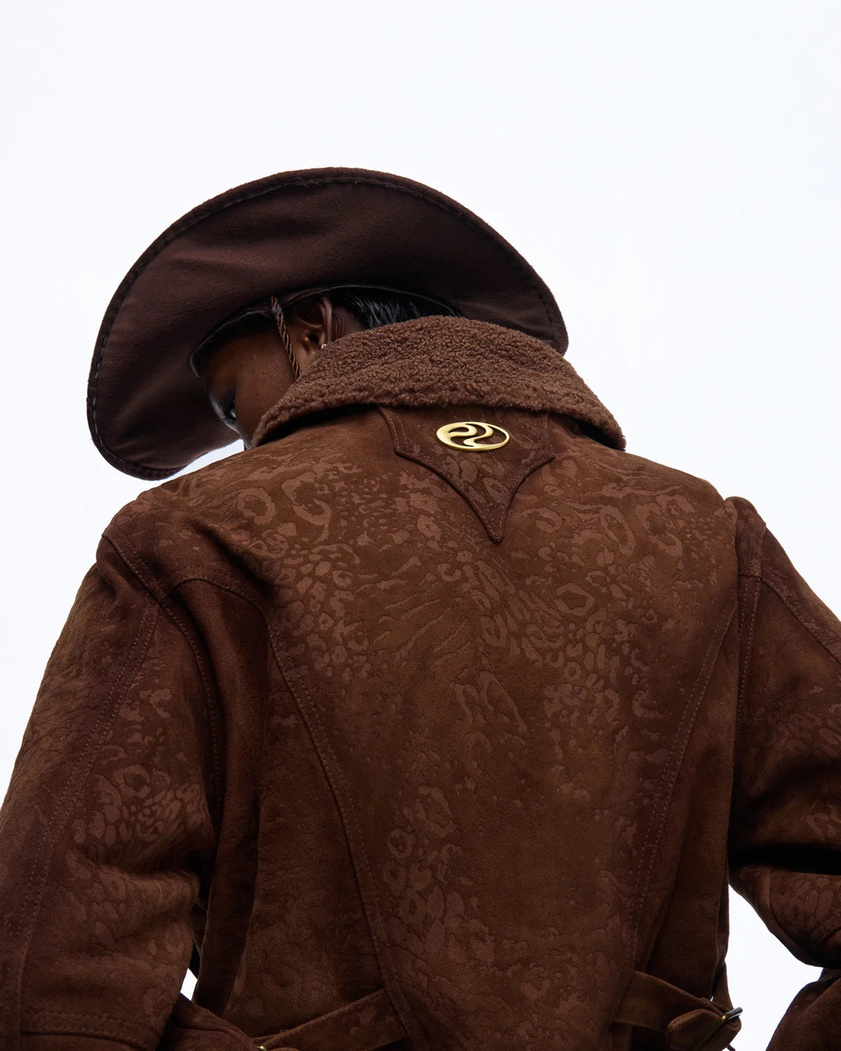 Personsoul Silk-finished Nubuck Cowhide Vintage Jacket