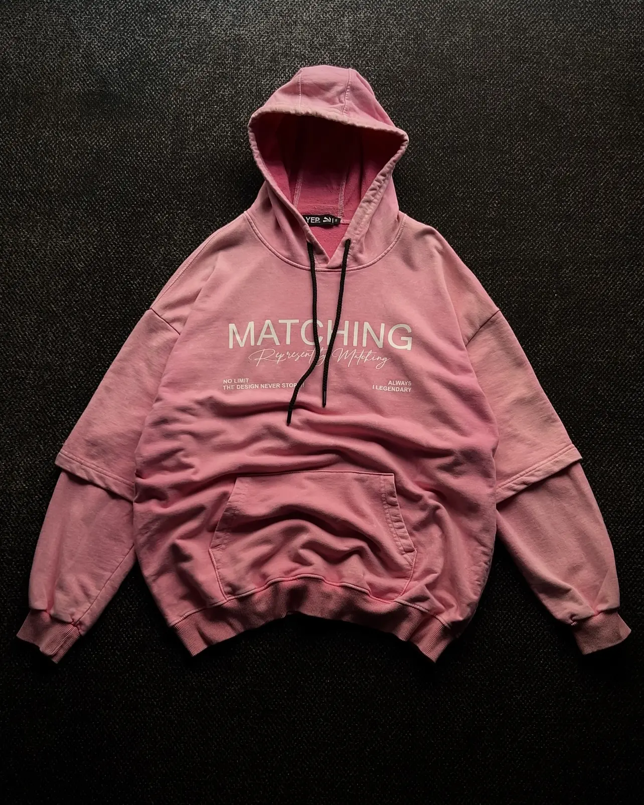 Two-Tone Sleeve Hoodie