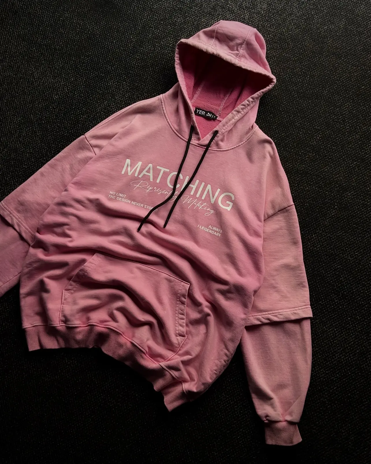 Two-Tone Sleeve Hoodie