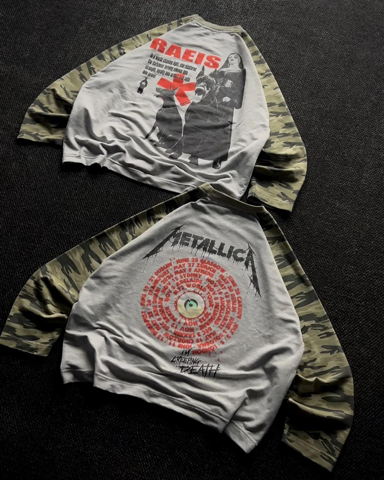 Camo Long Sleeve Top