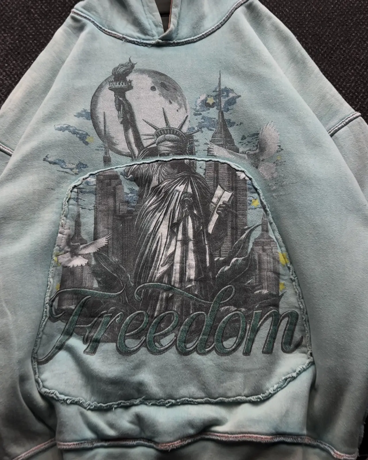 Reversible Hoodie🩵🤎