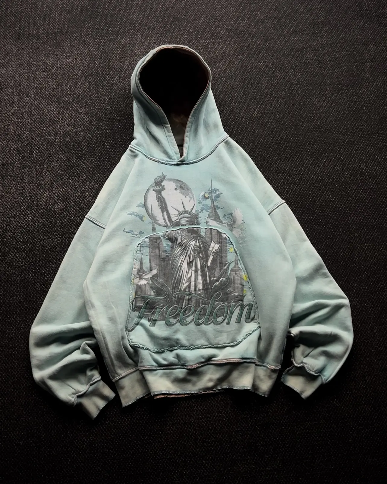 Reversible Hoodie🩵🤎