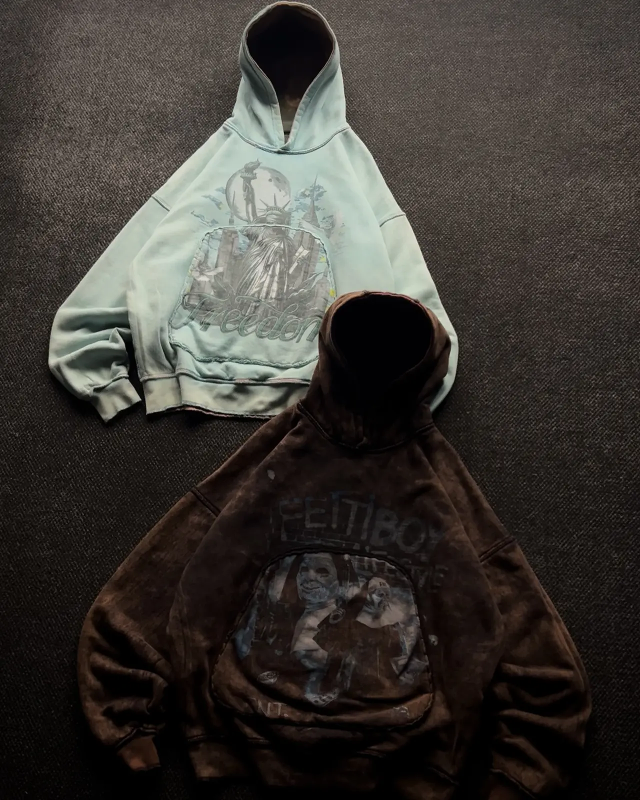 Reversible Hoodie🩵🤎