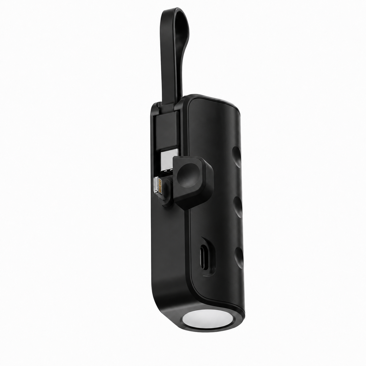 Mini Capsule Power Bank – Compact Portable Charger with USB-C Fast Charging
