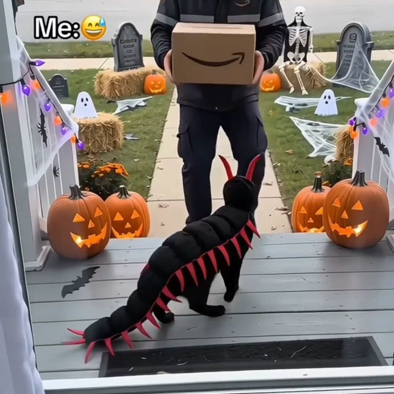 🐱🎃 Funny Halloween Centipede Cat Costume – Spooky Multi-Legged Outfit for Pets 🐛✨