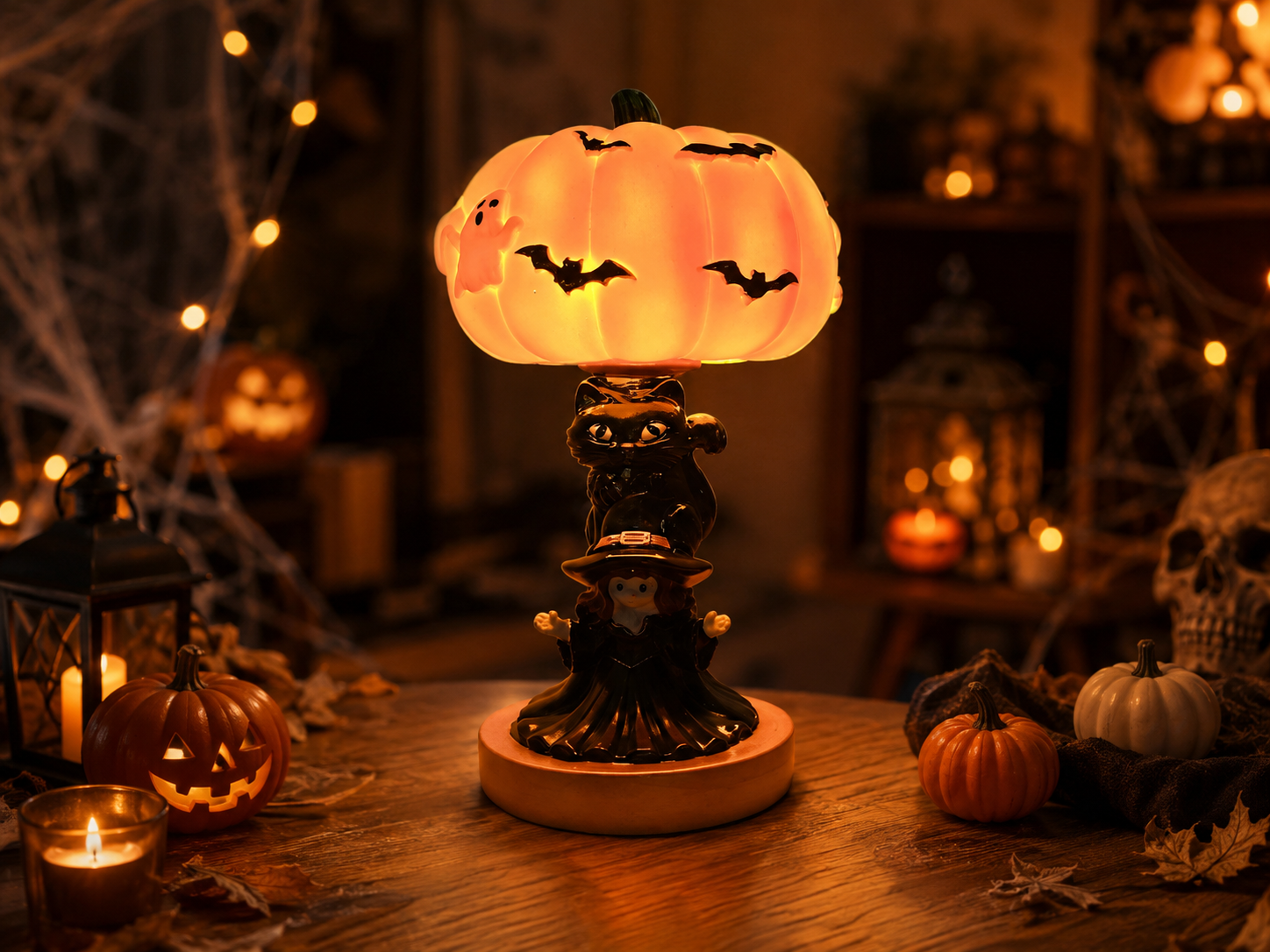 🎃Halloween Pumpkin Ghost Lantern✨