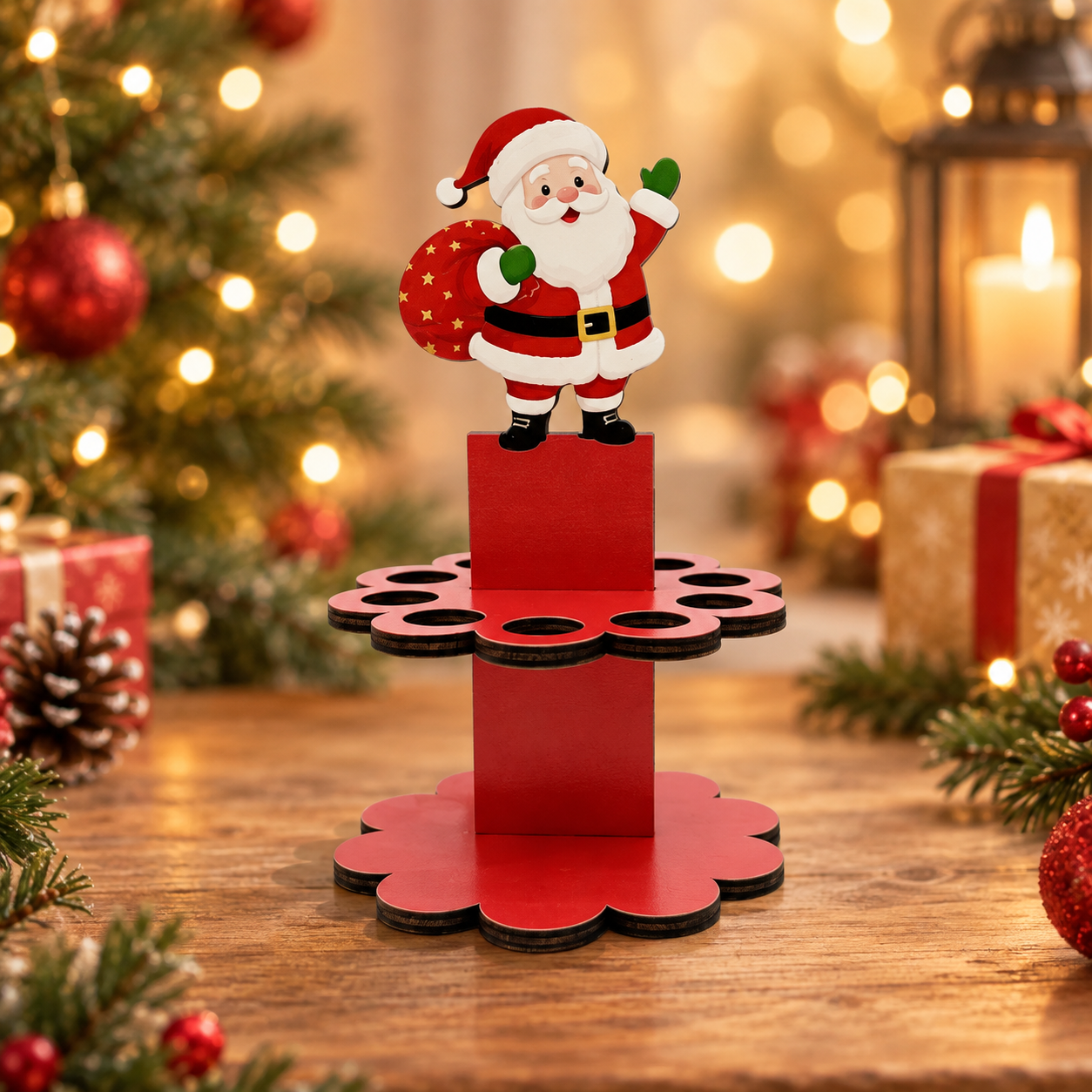 ⏰LAST DAY 50% OFF - 💵 Unique Christmas Wooden Cash Gift Stand – Make Giving Cash Extra Fun & Special! 🎄
