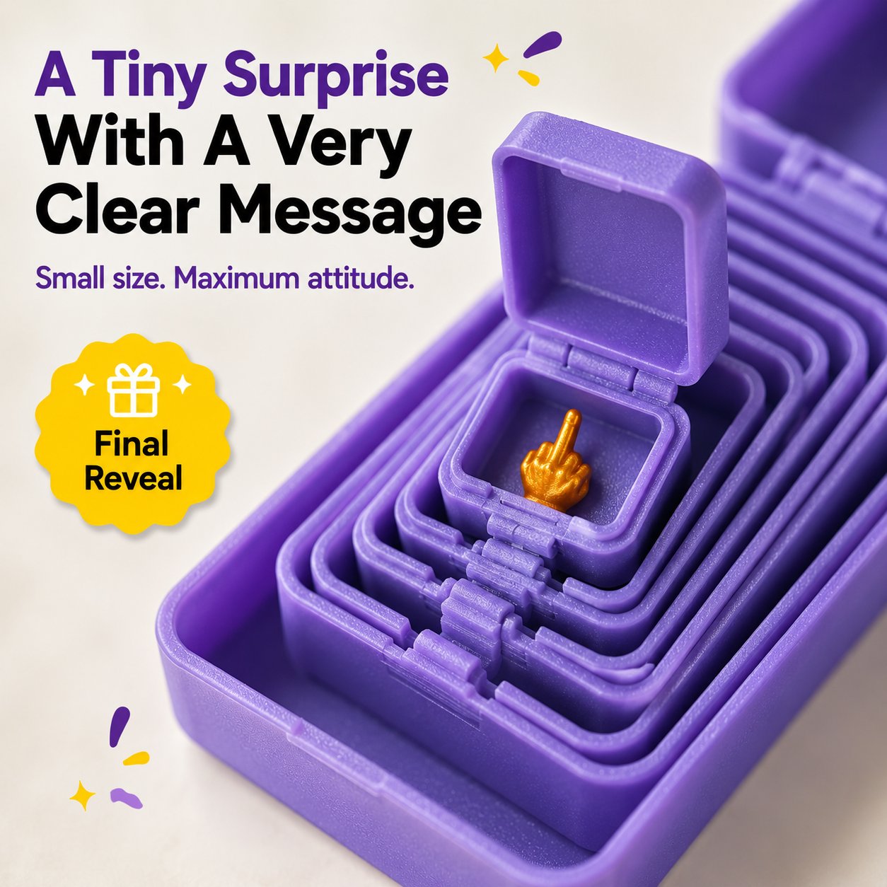 🎁Never-Ending Middle Finger Prank Gift Box