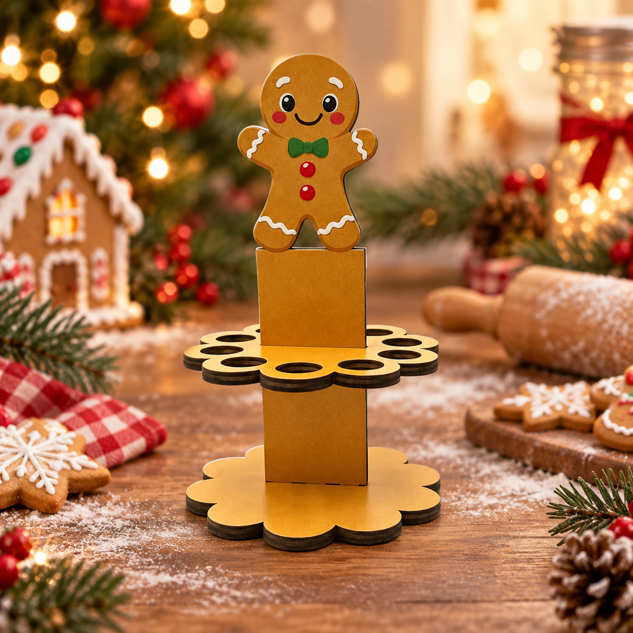 ⏰LAST DAY 50% OFF - 💵 Unique Christmas Wooden Cash Gift Stand – Make Giving Cash Extra Fun & Special! 🎄