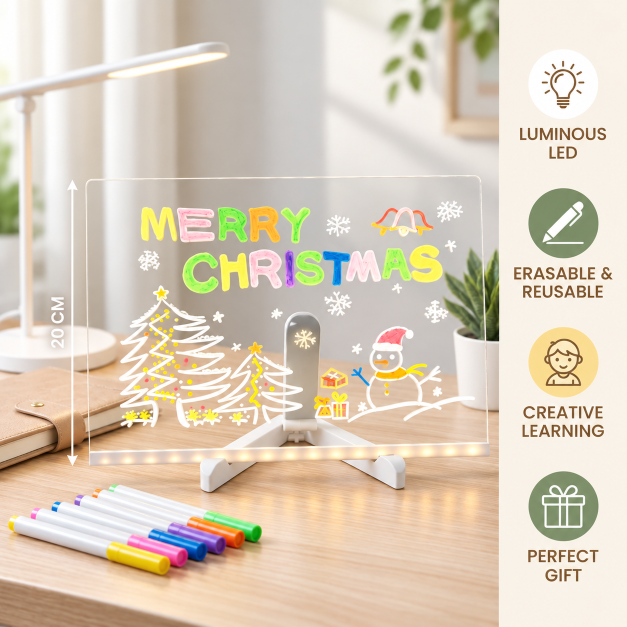 ⏳LAST DAY SALE ONLY $18.99 !🔥✨ LED Note Board 🎨🖍️