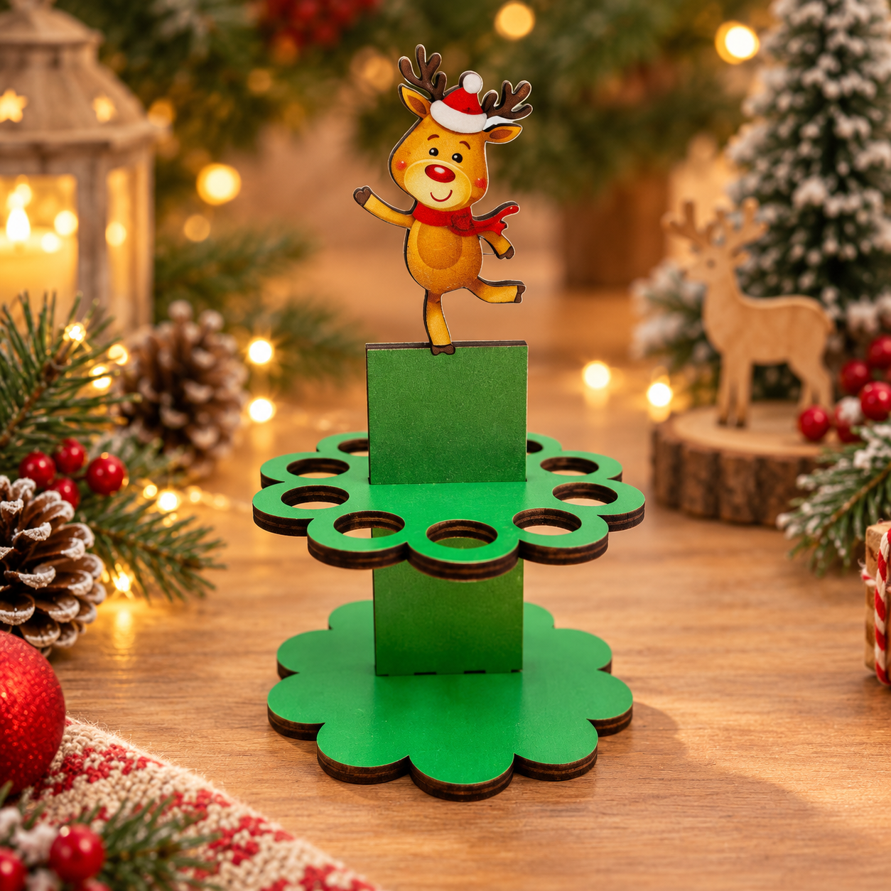 ⏰LAST DAY 50% OFF - 💵 Unique Christmas Wooden Cash Gift Stand – Make Giving Cash Extra Fun & Special! 🎄