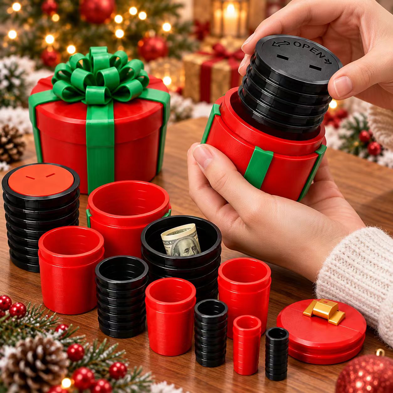 Ten layers inside the Annoying Gift Box