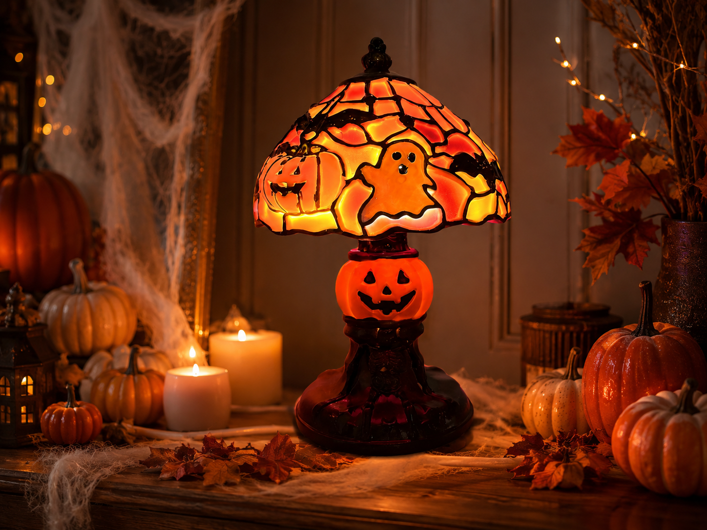 🎃Halloween Pumpkin Ghost Lantern✨