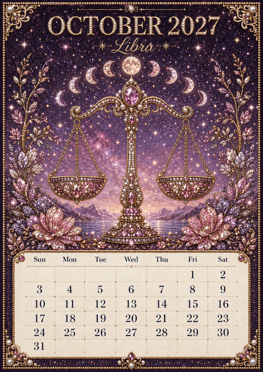 🔥Limited time 70% OFF -♈✨ Beginner-Friendly 2027 Twelve Zodiac Bead Art Calendar Kit – A Sparkling Astrology Craft Journey