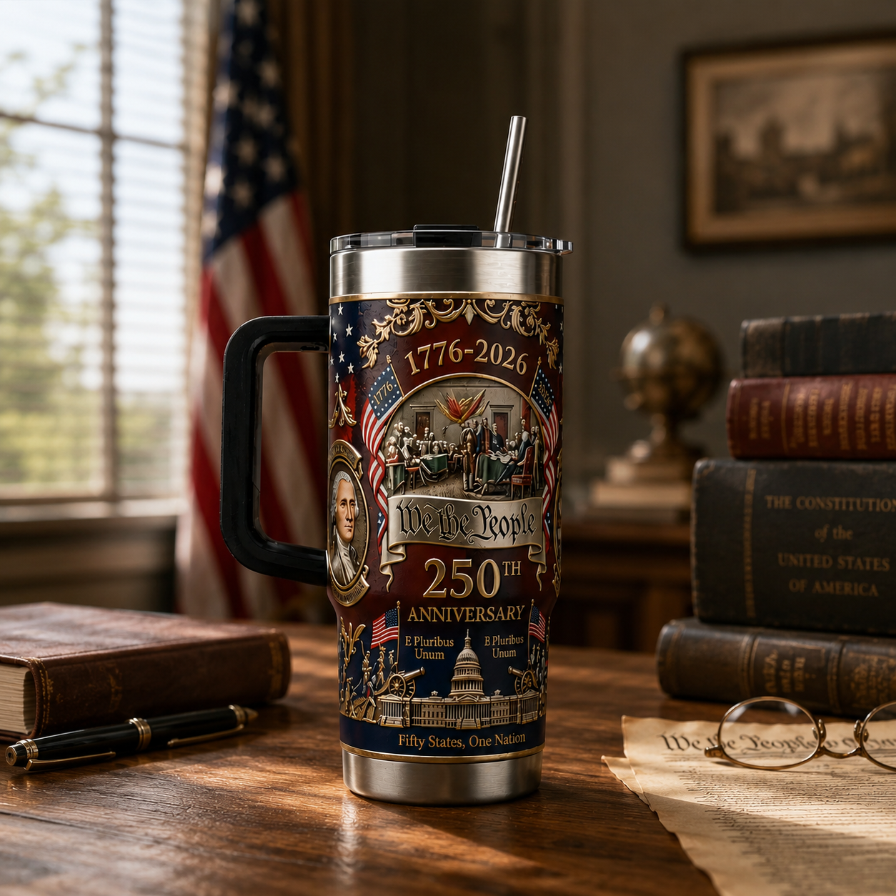 🔥U.S. 250th Anniversary Commemorative Travel Tumbler (1776-2026)