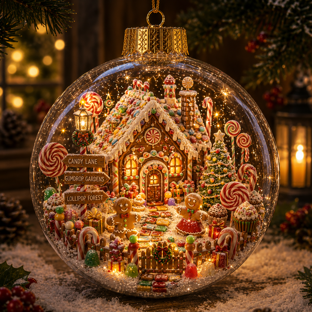 🔥 Limited-Time 70% OFF–✨🎄Light-Up Christmas Story Globe Ornament | Magical Mini Holiday World