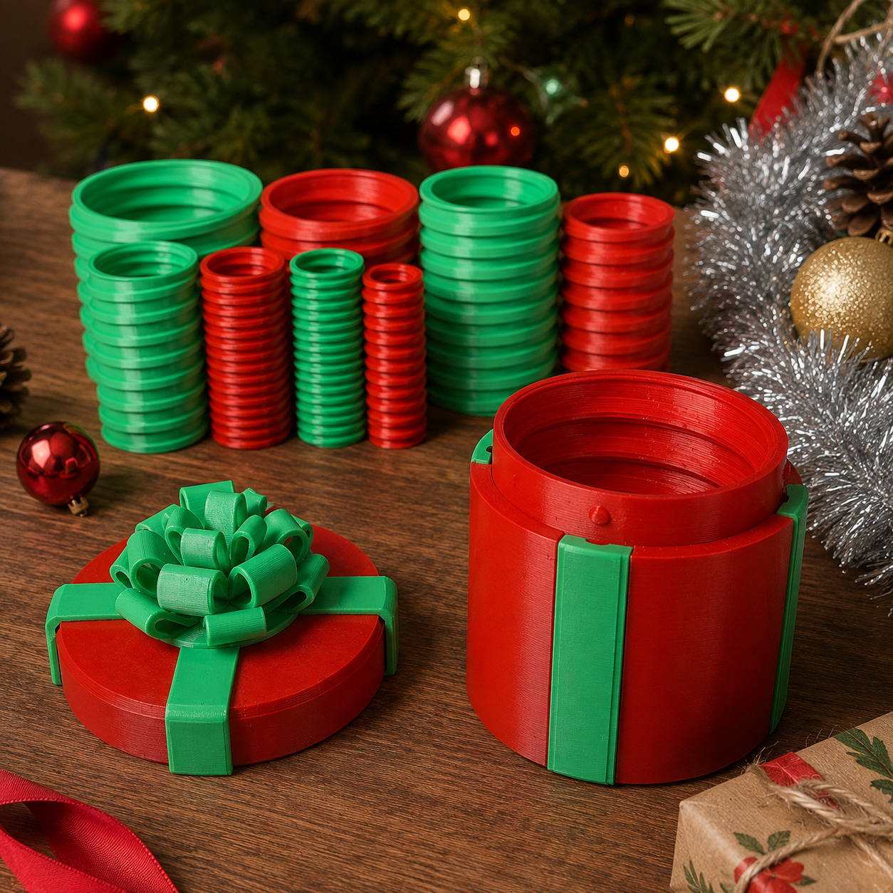🎁LAST DAY 50% OFF –🔥Christmas gift fun nesting doll box | 10 Layers of Challenge & Gift + Prank in One