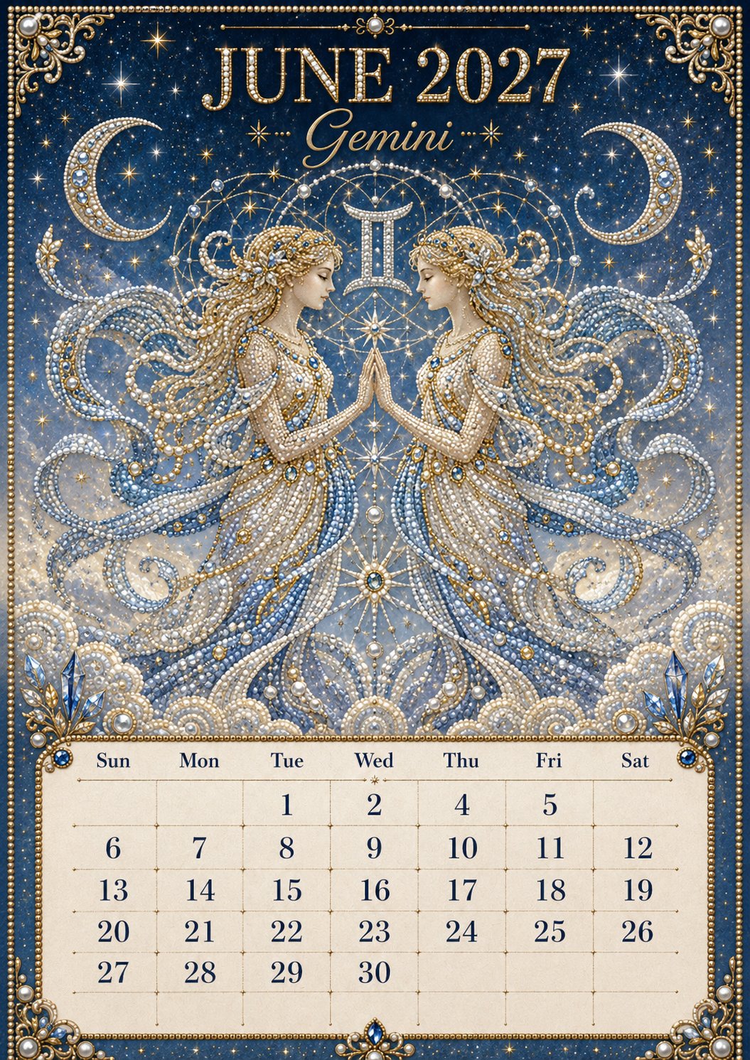 🔥Limited time 70% OFF -♈✨ Beginner-Friendly 2027 Twelve Zodiac Bead Art Calendar Kit – A Sparkling Astrology Craft Journey