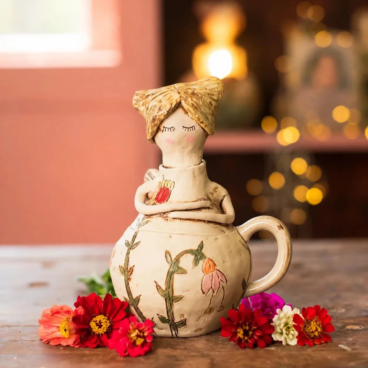 ⏳ Last Day 49% OFF – 🧚Handcrafted Fairies Storage Jar/Mug | 8 Whimsical Styles with Removable Fairy Lid for Tea, Treats & Tiny Keepsakes ☕