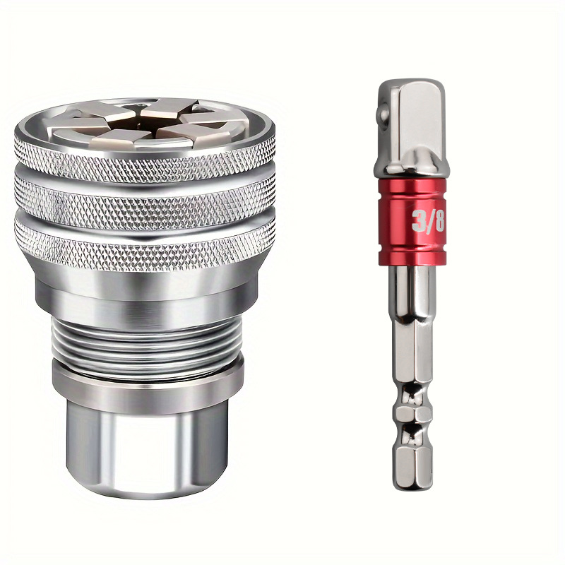 Adjustable Socket 3/8'' To 3/4'' Universal Sleeve 10-19mm Magic Socket Electric Drill Wrench Converter Power Hand Repair Tool