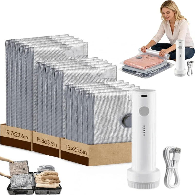 Compact Luggage Space Saver Vacuum Storage Bag For Clothes