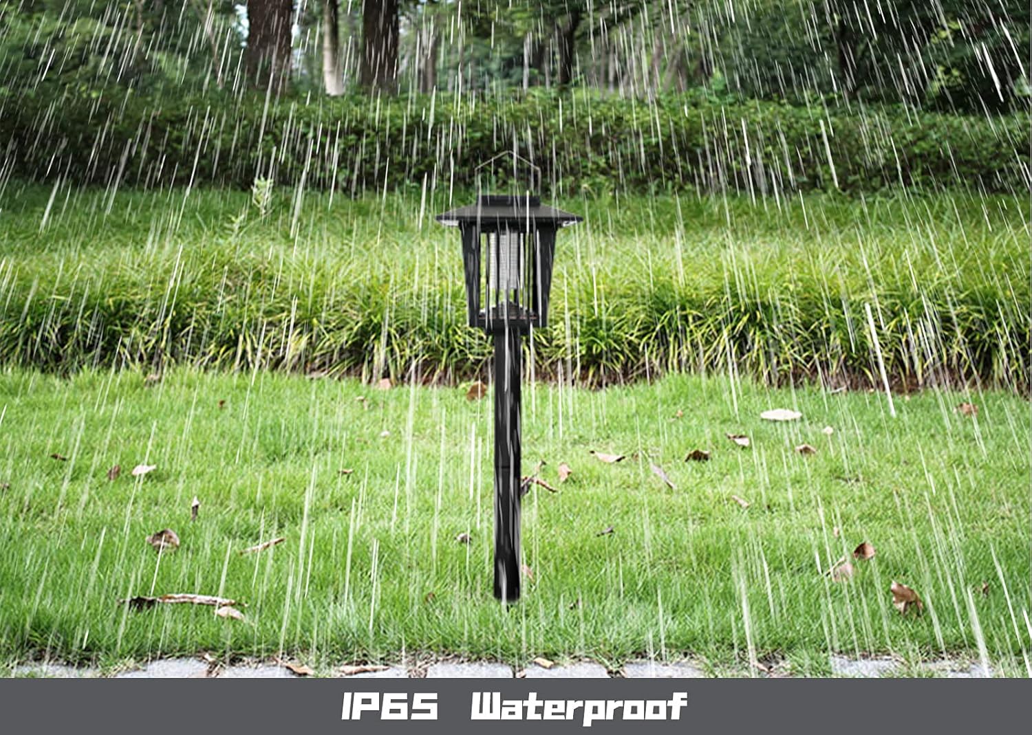 Solar Bug Zapper Outdoor, Solar Mosquito Zapper Led Mosquito Killer Light for Indoor Outdoor