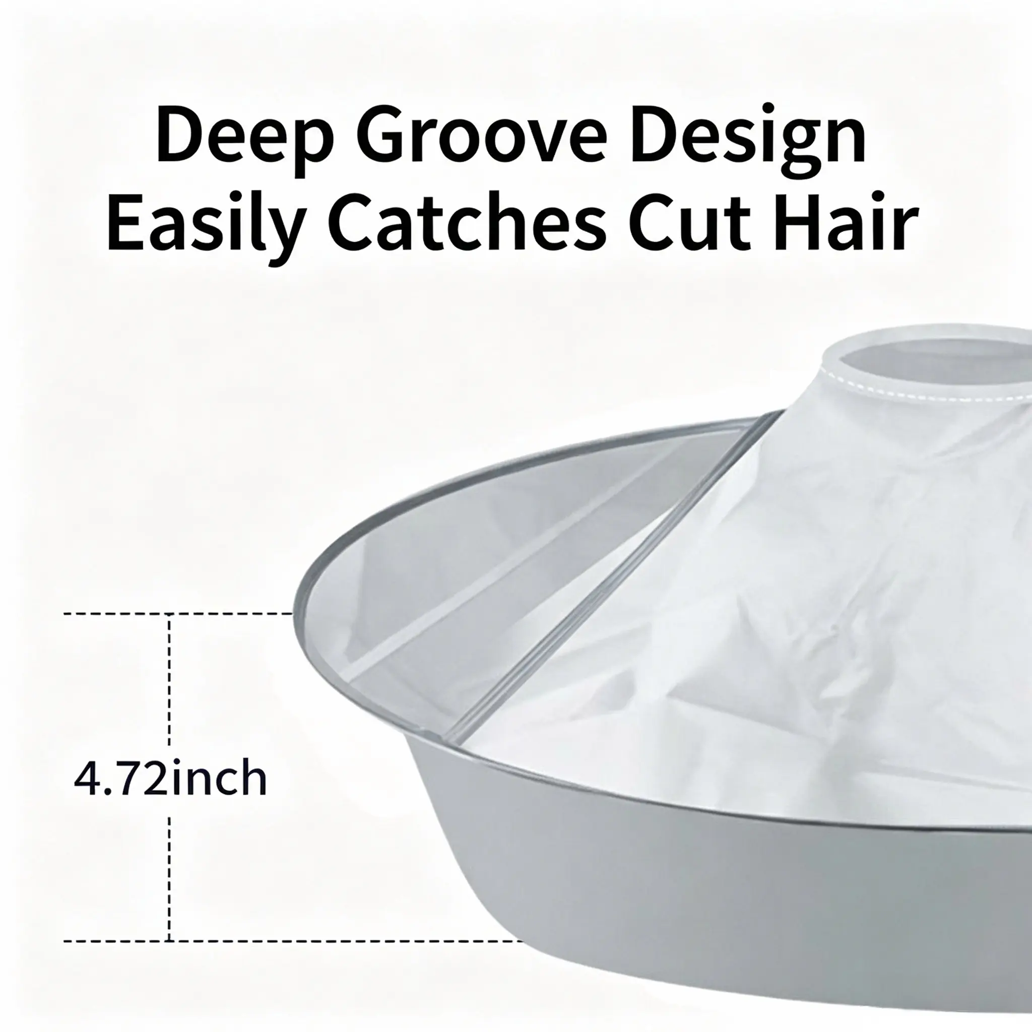 Hair Cutting Cape with Hair Catcher