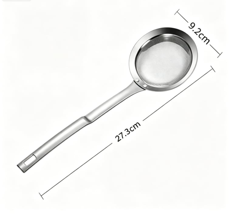 Mesh stainless steel colander