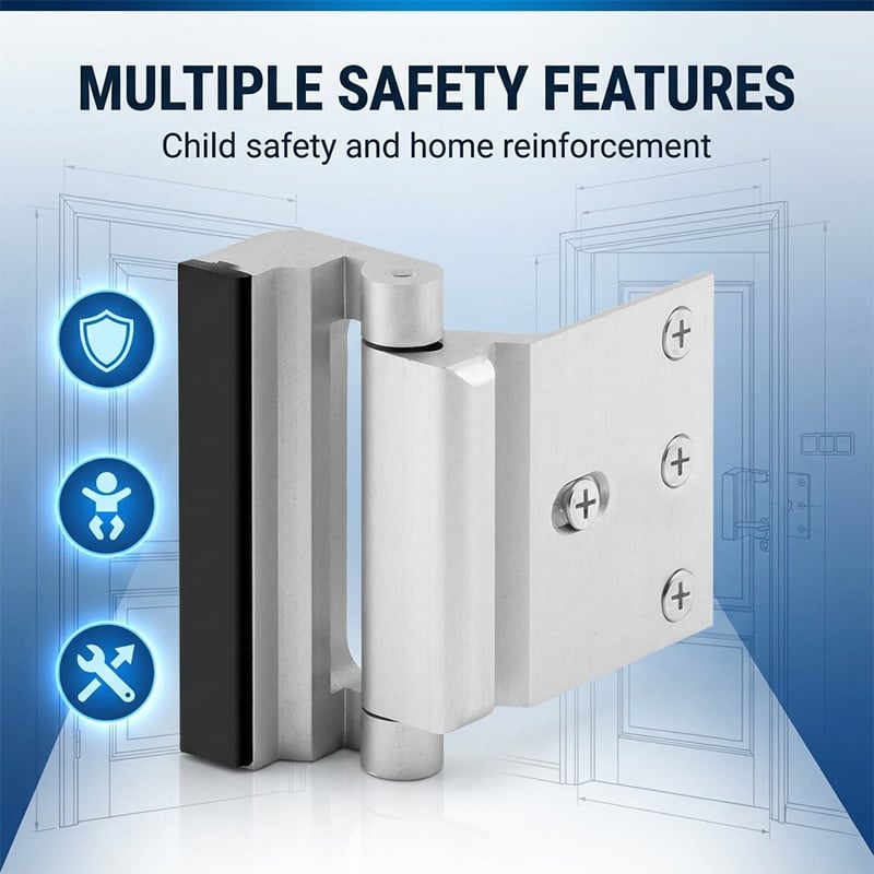 Home Security Door Reinforcement Lock