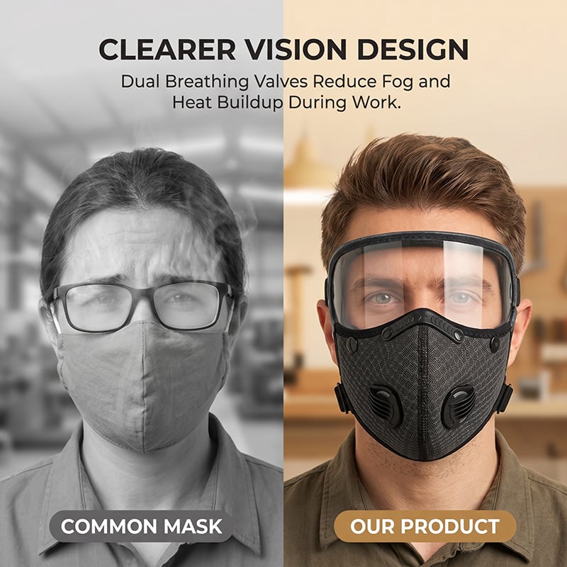 Breathing Valve Face Mask