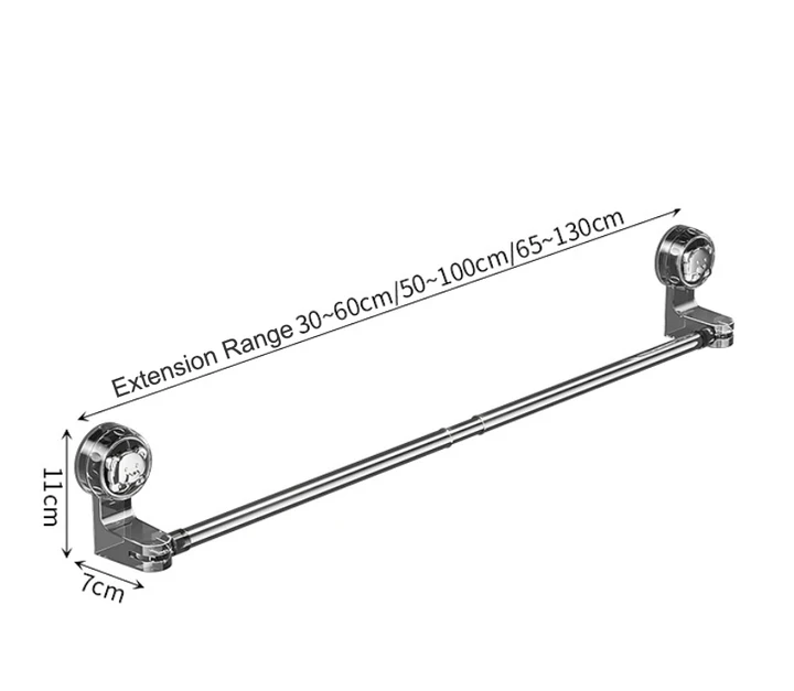 Stick & Store Suction Towel/Slipper Storage Rack