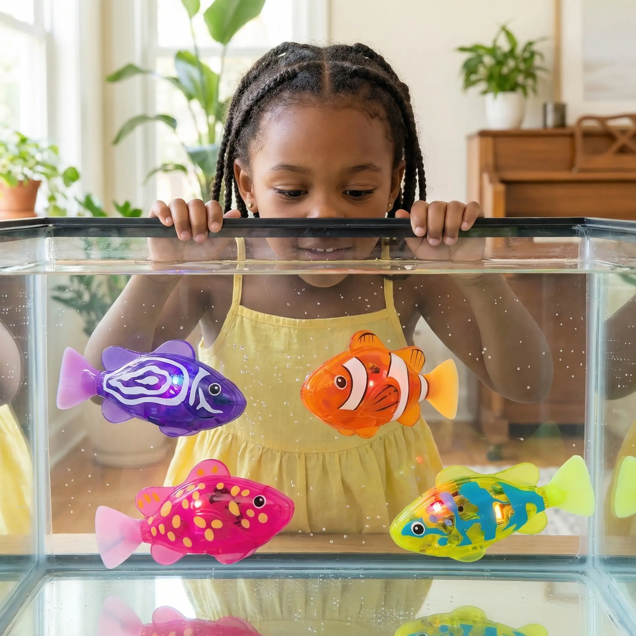 4pcs/set Electronic Fish Bath Toy For Game For Party