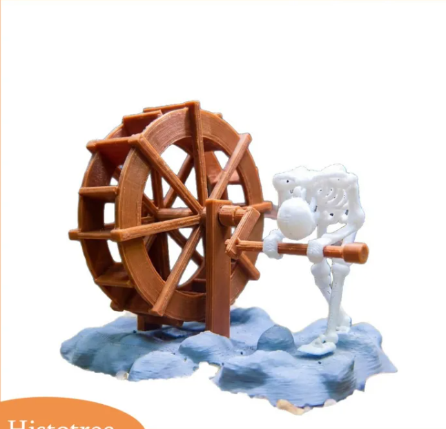 Special Treasure - Bubble Dancing Skeleton Aquarium Ornament – Air Powered Fish Tank Decoration - Dancing Skeleton + Oxygen Pump