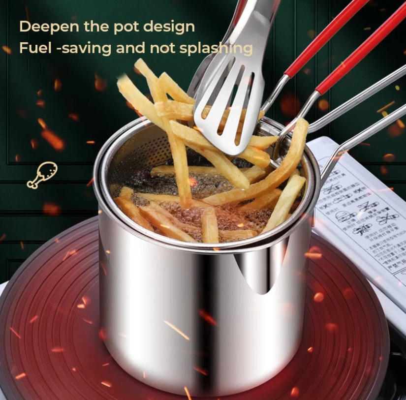 Multifunctional 304 Stainless Steel Fryer