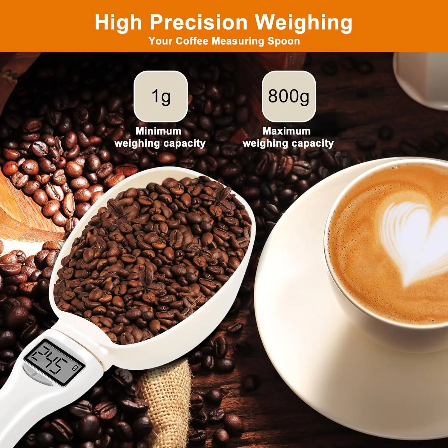 Weighing Food Measuring Scoop