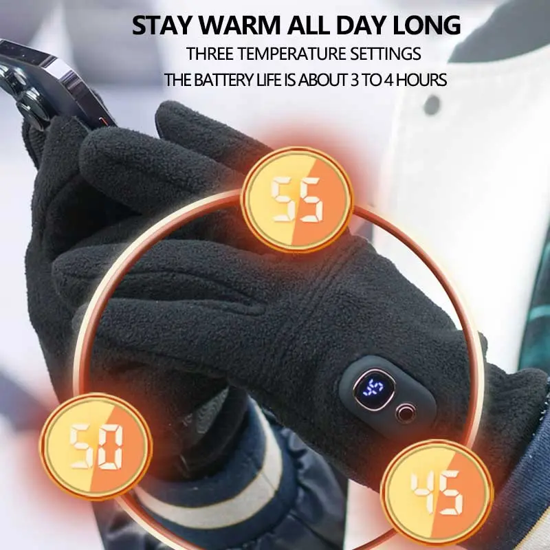 Heated Electric Premium Gloves