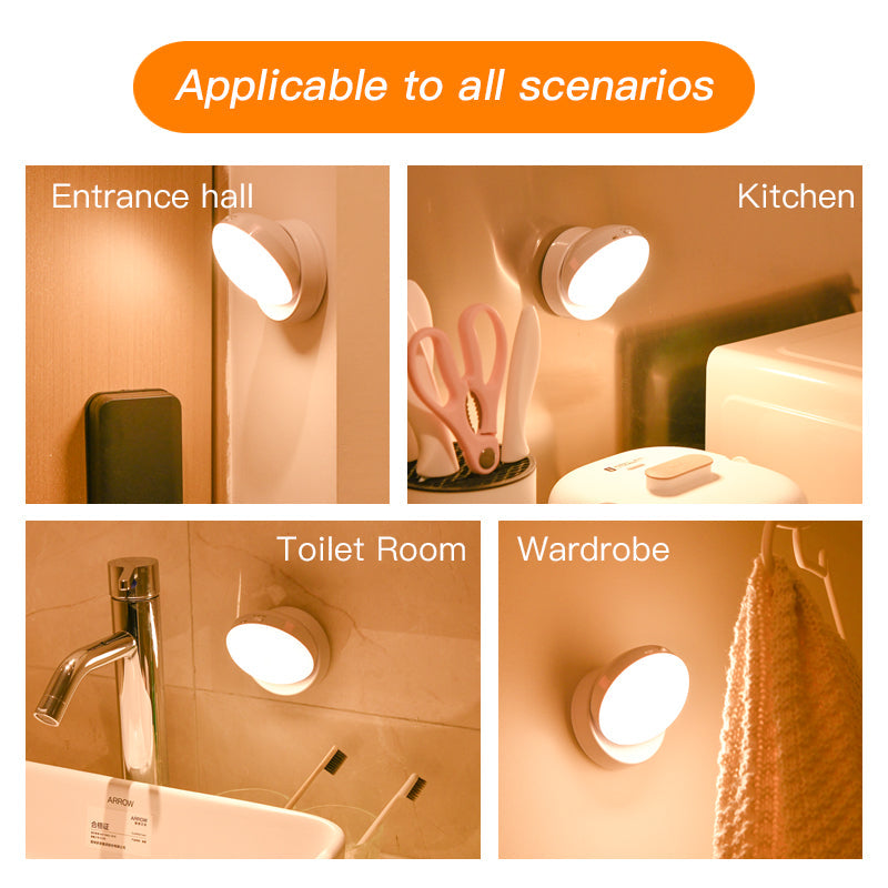 Motion Sensor Night Light LED White