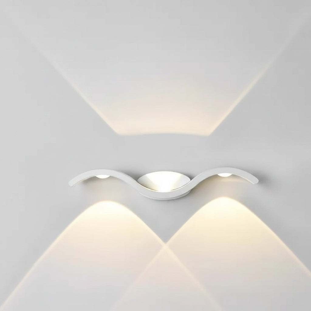 Outdoor LED Doorplate Wall Lamp, Die-Cast Aluminum, 220V