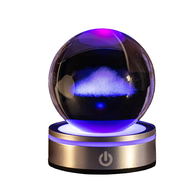 Crystal Ball Night Lamp 3D Luminous Gradient